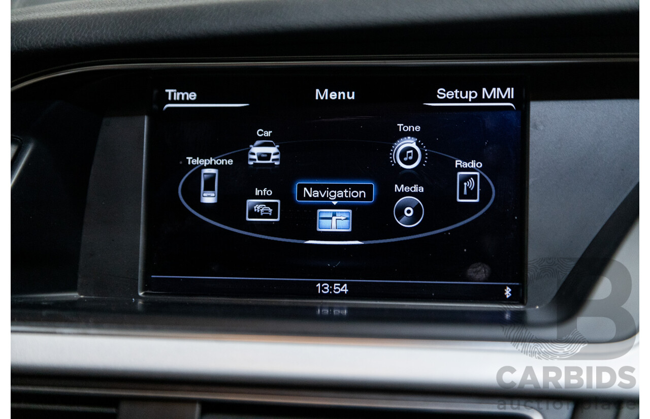 12/2015 Audi A4 2.0 TFSI S-Line Quattro (AWD) B8 (8K) 4d Sedan Ibis White 2.0L Turbo