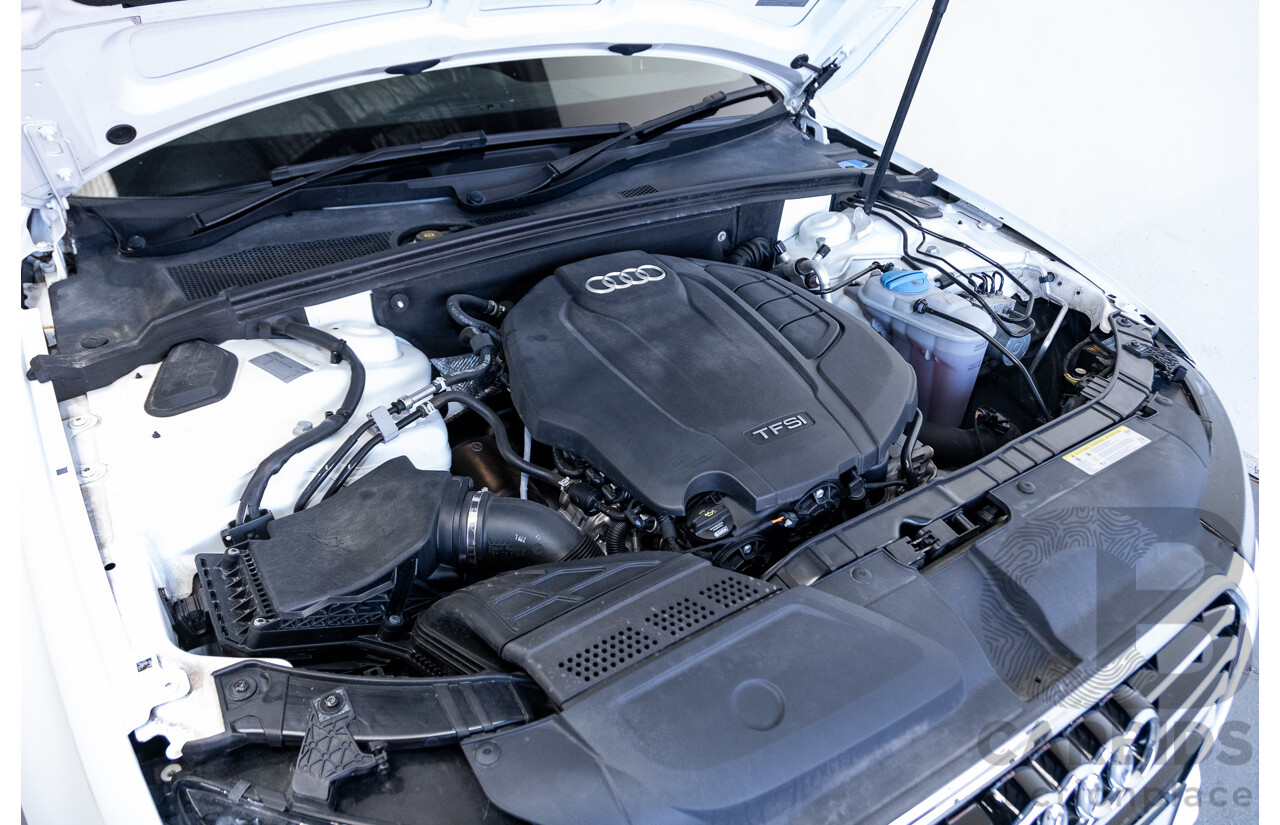 12/2015 Audi A4 2.0 TFSI S-Line Quattro (AWD) B8 (8K) 4d Sedan Ibis White 2.0L Turbo