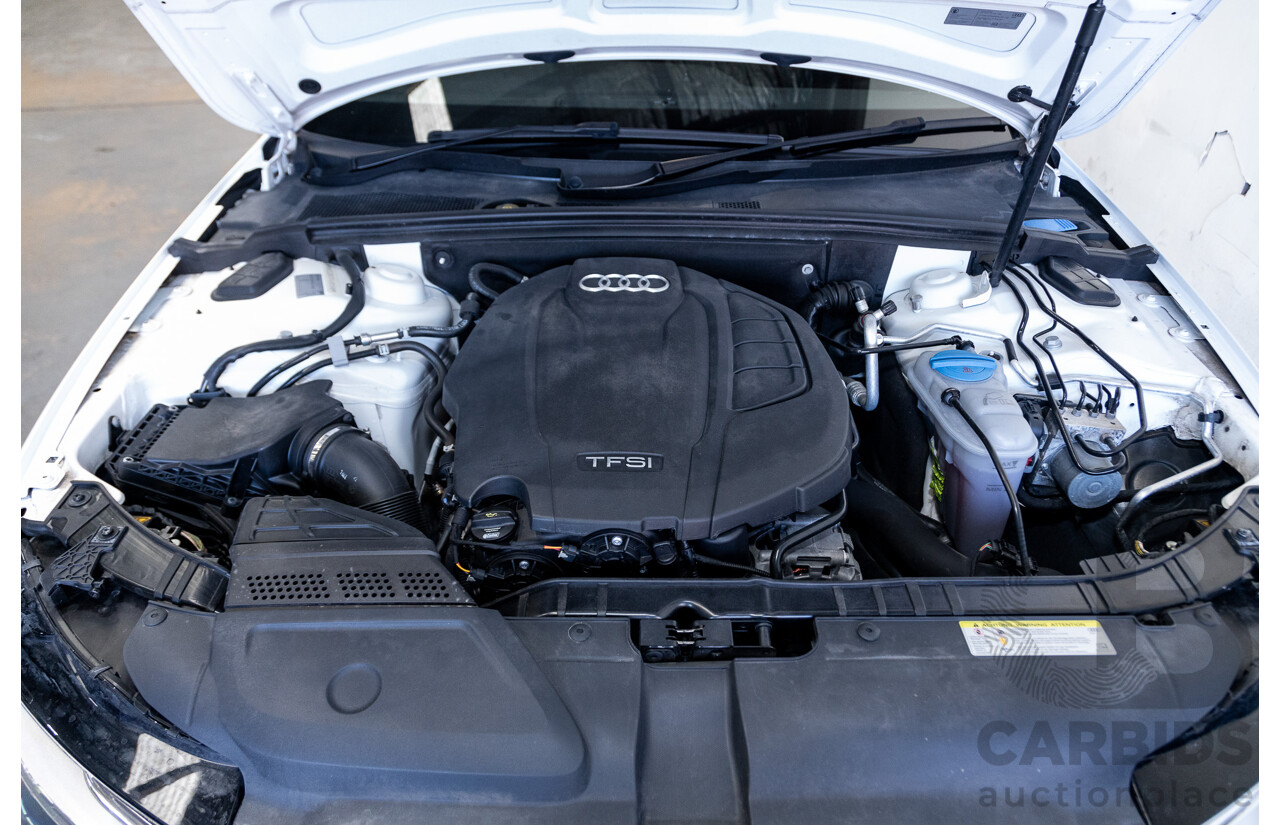 12/2015 Audi A4 2.0 TFSI S-Line Quattro (AWD) B8 (8K) 4d Sedan Ibis White 2.0L Turbo