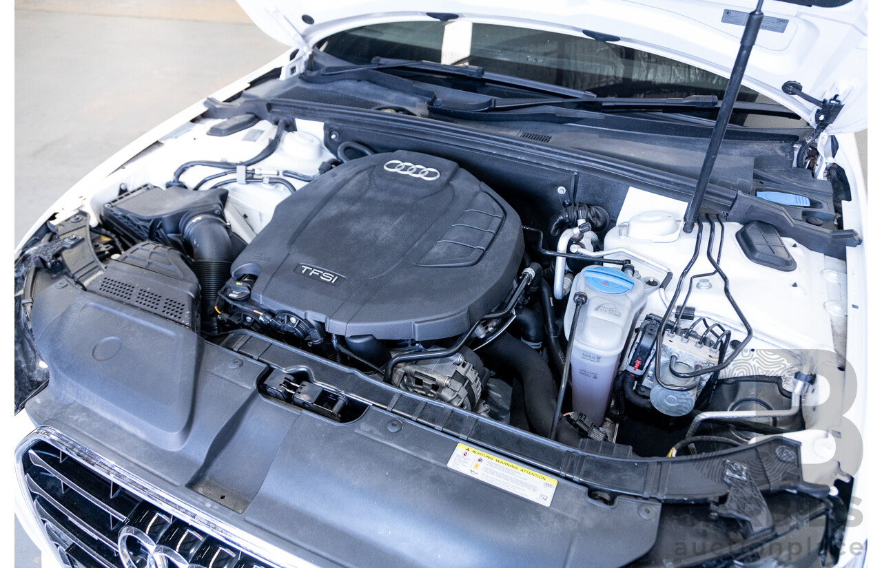 12/2015 Audi A4 2.0 TFSI S-Line Quattro (AWD) B8 (8K) 4d Sedan Ibis White 2.0L Turbo