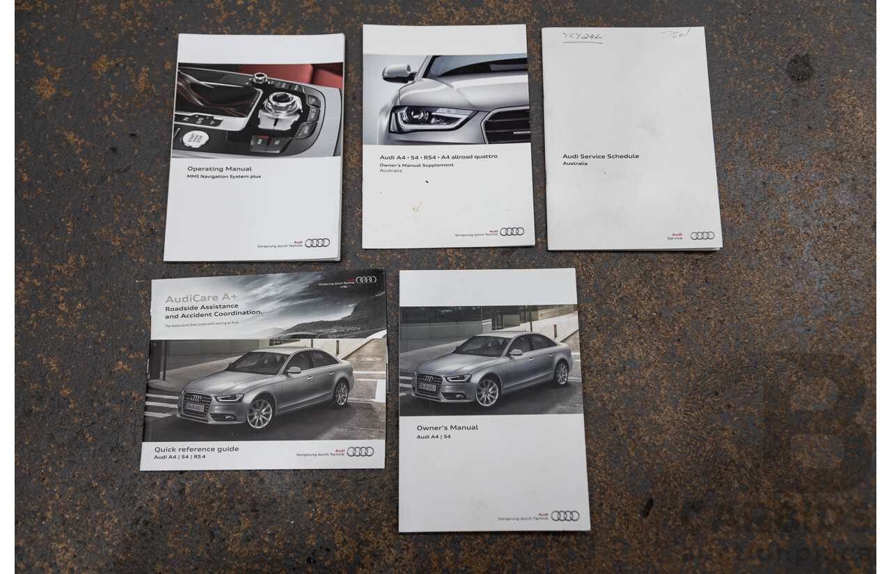 12/2015 Audi A4 2.0 TFSI S-Line Quattro (AWD) B8 (8K) 4d Sedan Ibis White 2.0L Turbo