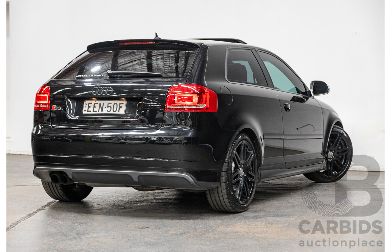 11/2009 Audi S3 Quattro (AWD) 8P 3d Hatchback Phantom Black Turbo 2.0L
