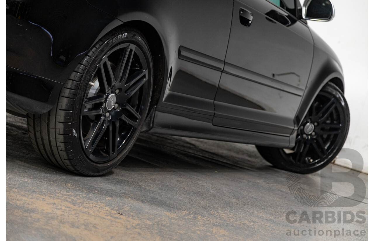 11/2009 Audi S3 Quattro (AWD) 8P 3d Hatchback Phantom Black Turbo 2.0L