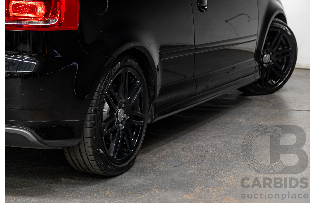 11/2009 Audi S3 Quattro (AWD) 8P 3d Hatchback Phantom Black Turbo 2.0L