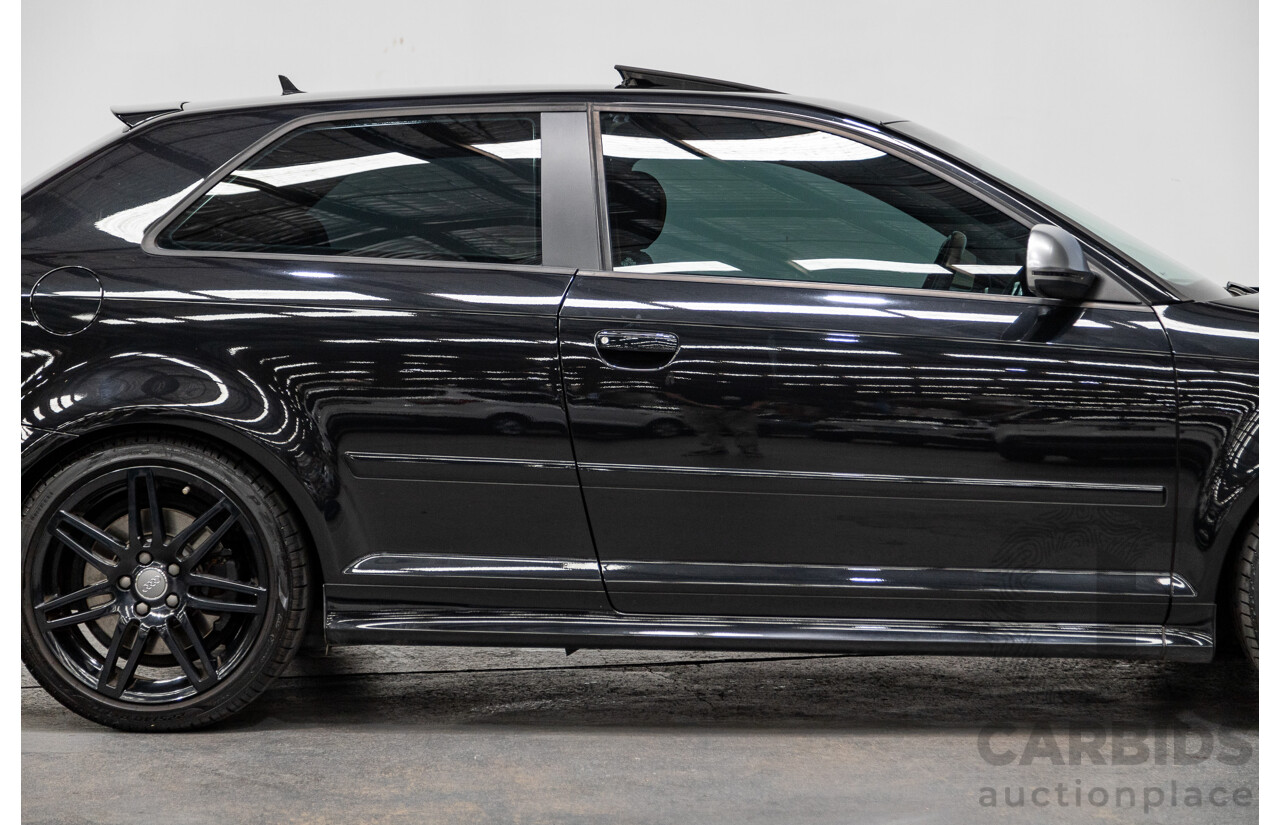 11/2009 Audi S3 Quattro (AWD) 8P 3d Hatchback Phantom Black Turbo 2.0L