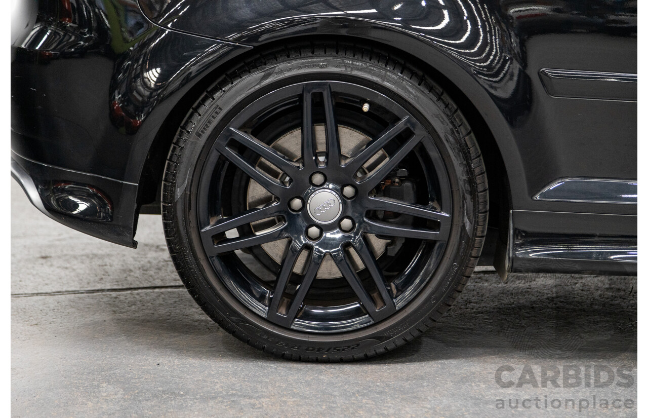 11/2009 Audi S3 Quattro (AWD) 8P 3d Hatchback Phantom Black Turbo 2.0L