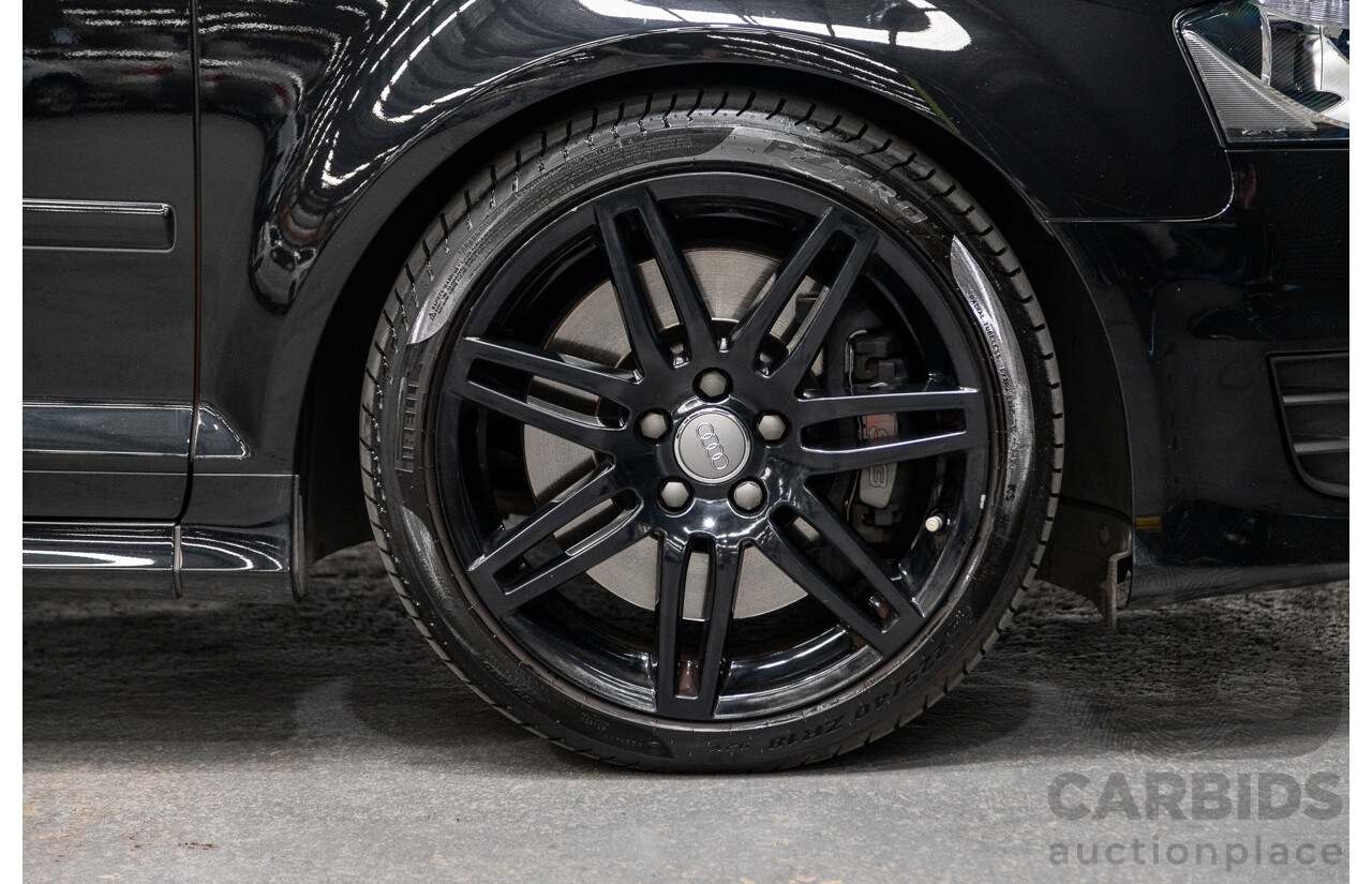 11/2009 Audi S3 Quattro (AWD) 8P 3d Hatchback Phantom Black Turbo 2.0L