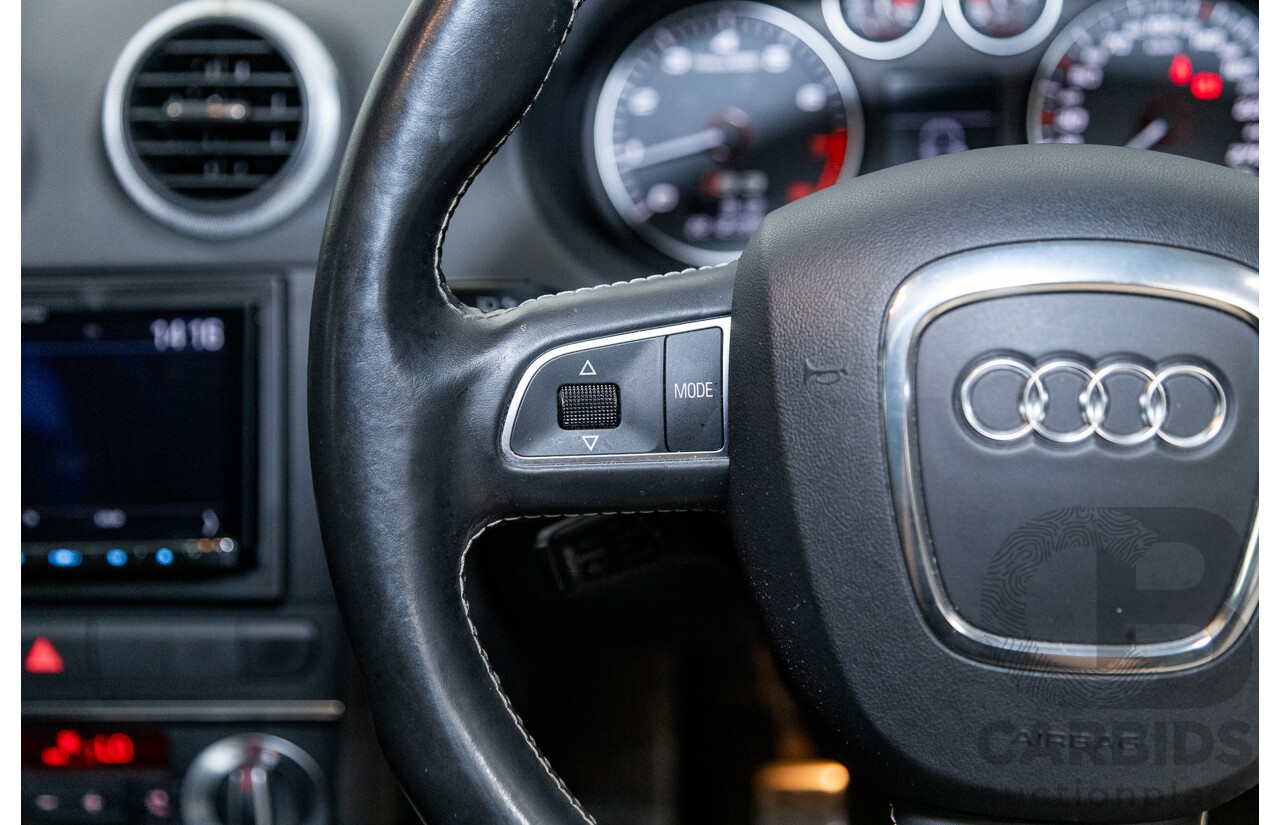 11/2009 Audi S3 Quattro (AWD) 8P 3d Hatchback Phantom Black Turbo 2.0L