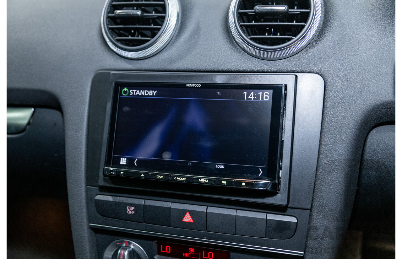 11/2009 Audi S3 Quattro (AWD) 8P 3d Hatchback Phantom Black Turbo 2.0L