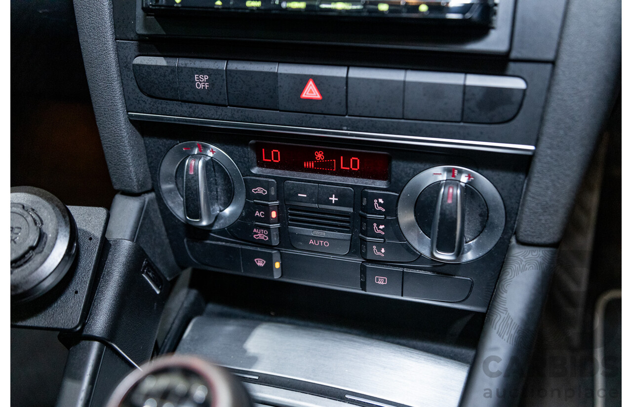 11/2009 Audi S3 Quattro (AWD) 8P 3d Hatchback Phantom Black Turbo 2.0L