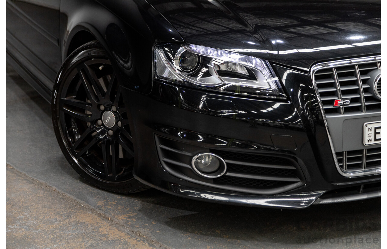 11/2009 Audi S3 Quattro (AWD) 8P 3d Hatchback Phantom Black Turbo 2.0L