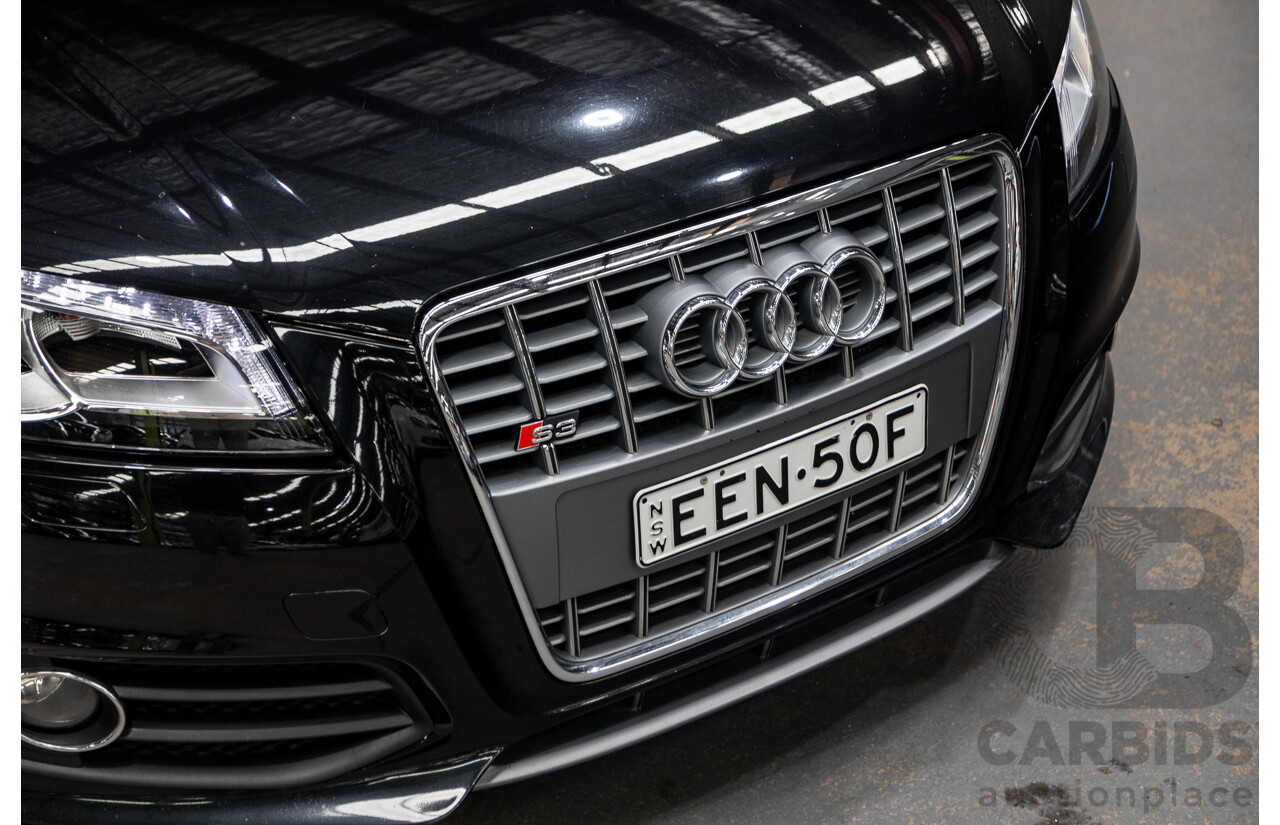 11/2009 Audi S3 Quattro (AWD) 8P 3d Hatchback Phantom Black Turbo 2.0L