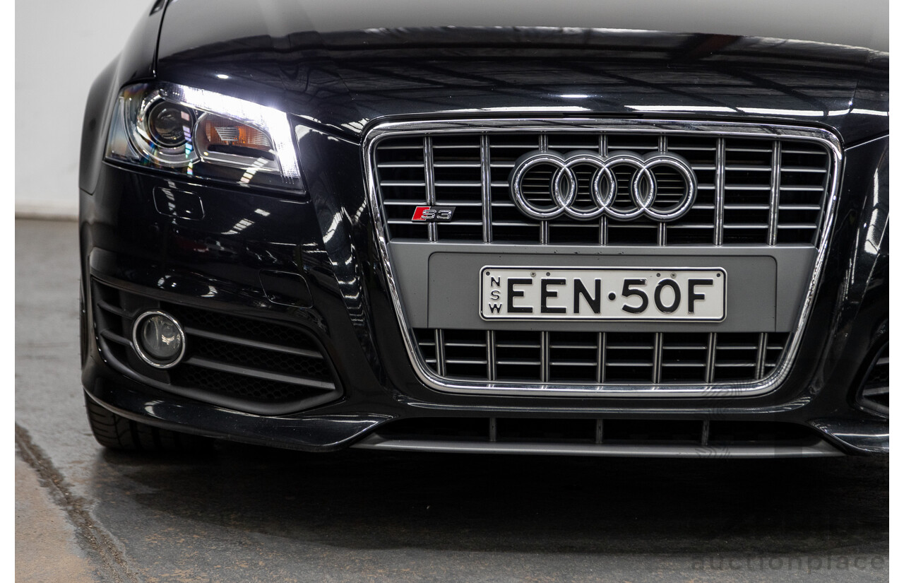 11/2009 Audi S3 Quattro (AWD) 8P 3d Hatchback Phantom Black Turbo 2.0L