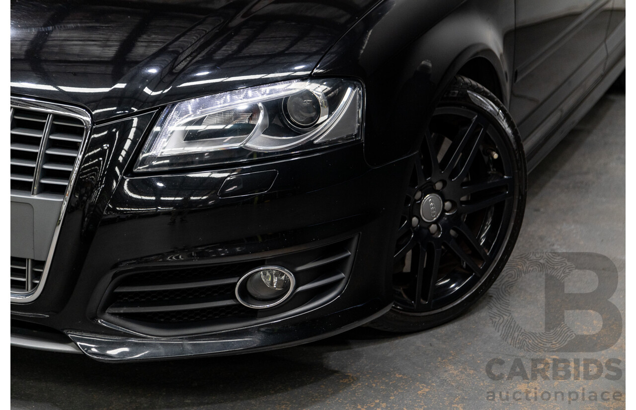 11/2009 Audi S3 Quattro (AWD) 8P 3d Hatchback Phantom Black Turbo 2.0L