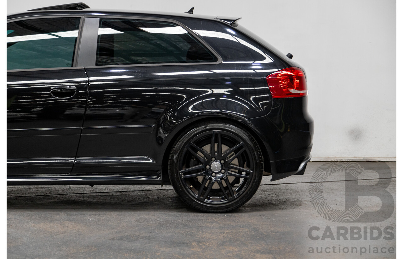 11/2009 Audi S3 Quattro (AWD) 8P 3d Hatchback Phantom Black Turbo 2.0L
