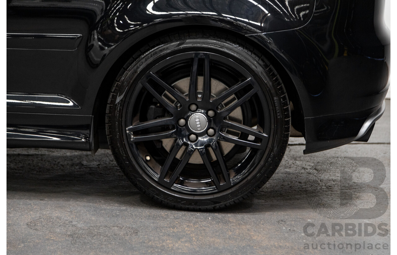 11/2009 Audi S3 Quattro (AWD) 8P 3d Hatchback Phantom Black Turbo 2.0L