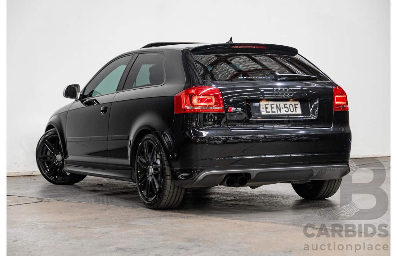 11/2009 Audi S3 Quattro (AWD) 8P 3d Hatchback Phantom Black Turbo 2.0L