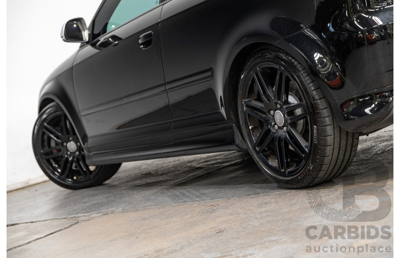 11/2009 Audi S3 Quattro (AWD) 8P 3d Hatchback Phantom Black Turbo 2.0L