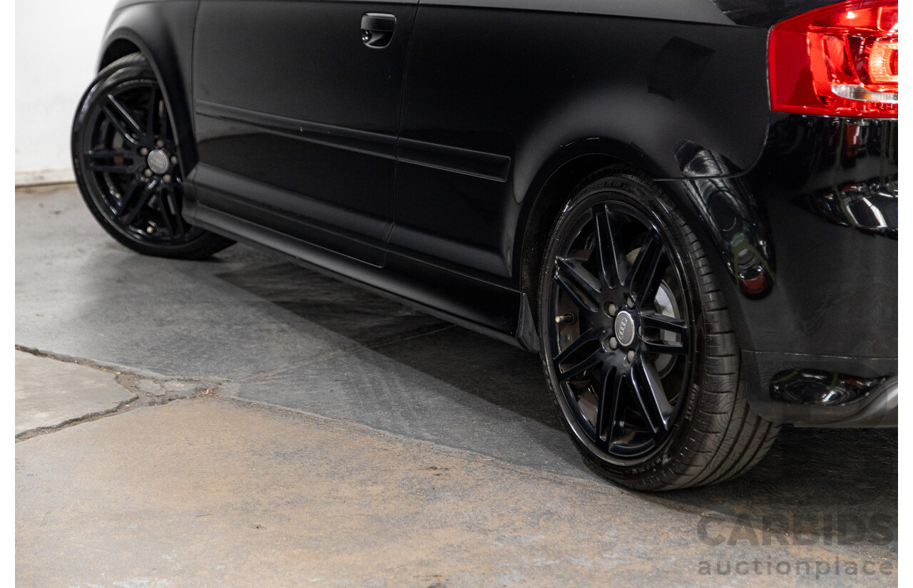 11/2009 Audi S3 Quattro (AWD) 8P 3d Hatchback Phantom Black Turbo 2.0L