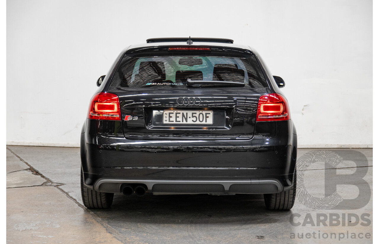 11/2009 Audi S3 Quattro (AWD) 8P 3d Hatchback Phantom Black Turbo 2.0L