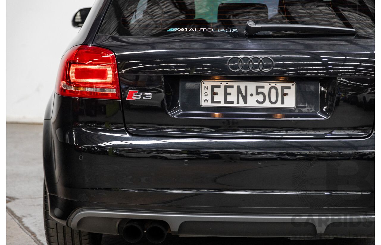 11/2009 Audi S3 Quattro (AWD) 8P 3d Hatchback Phantom Black Turbo 2.0L