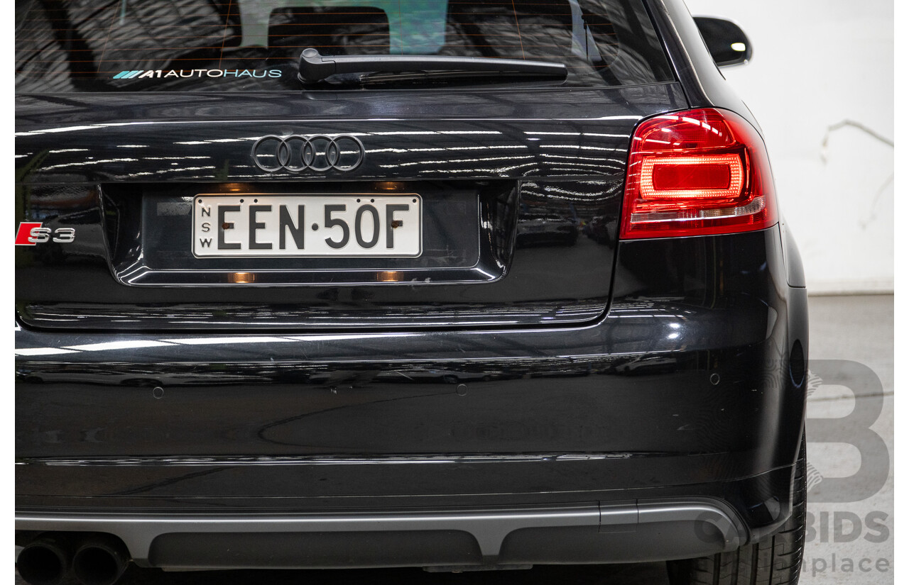 11/2009 Audi S3 Quattro (AWD) 8P 3d Hatchback Phantom Black Turbo 2.0L