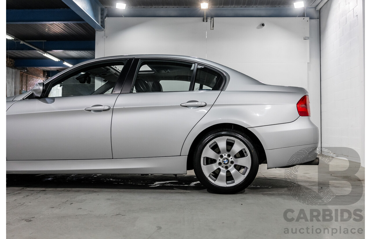 4/2008 BMW 323i E90 MY08 4d Sedan Titanium Silver Metallic 2.5L