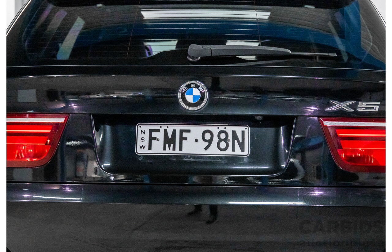 9/2011 BMW X5 Xdrive 40d Sport E70 MY10 4d Wagon Black Sapphire Metallic Twin Turbo Diesel 3.0L