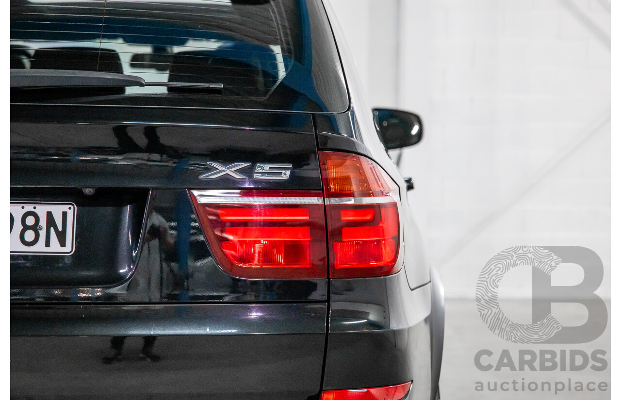 9/2011 BMW X5 Xdrive 40d Sport E70 MY10 4d Wagon Black Sapphire Metallic Twin Turbo Diesel 3.0L