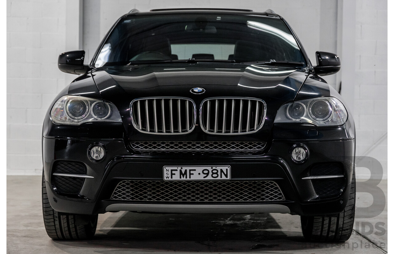 9/2011 BMW X5 Xdrive 40d Sport E70 MY10 4d Wagon Black Sapphire Metallic Twin Turbo Diesel 3.0L