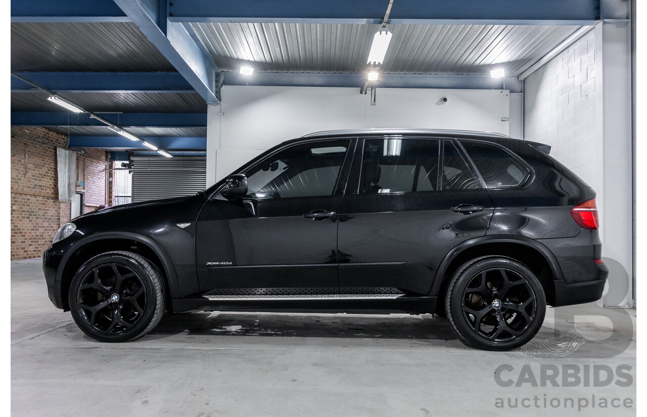 9/2011 BMW X5 Xdrive 40d Sport E70 MY10 4d Wagon Black Sapphire Metallic Twin Turbo Diesel 3.0L