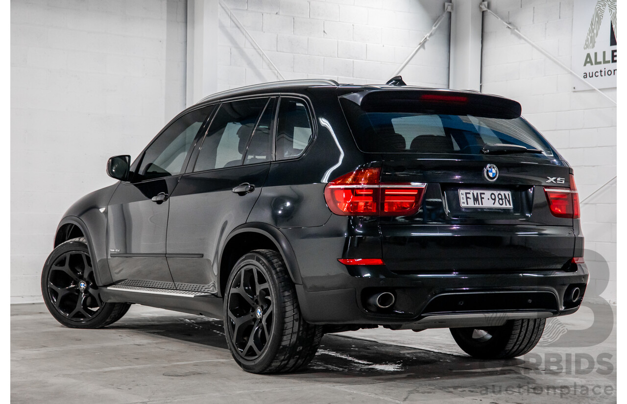 9/2011 BMW X5 Xdrive 40d Sport E70 MY10 4d Wagon Black Sapphire Metallic Twin Turbo Diesel 3.0L