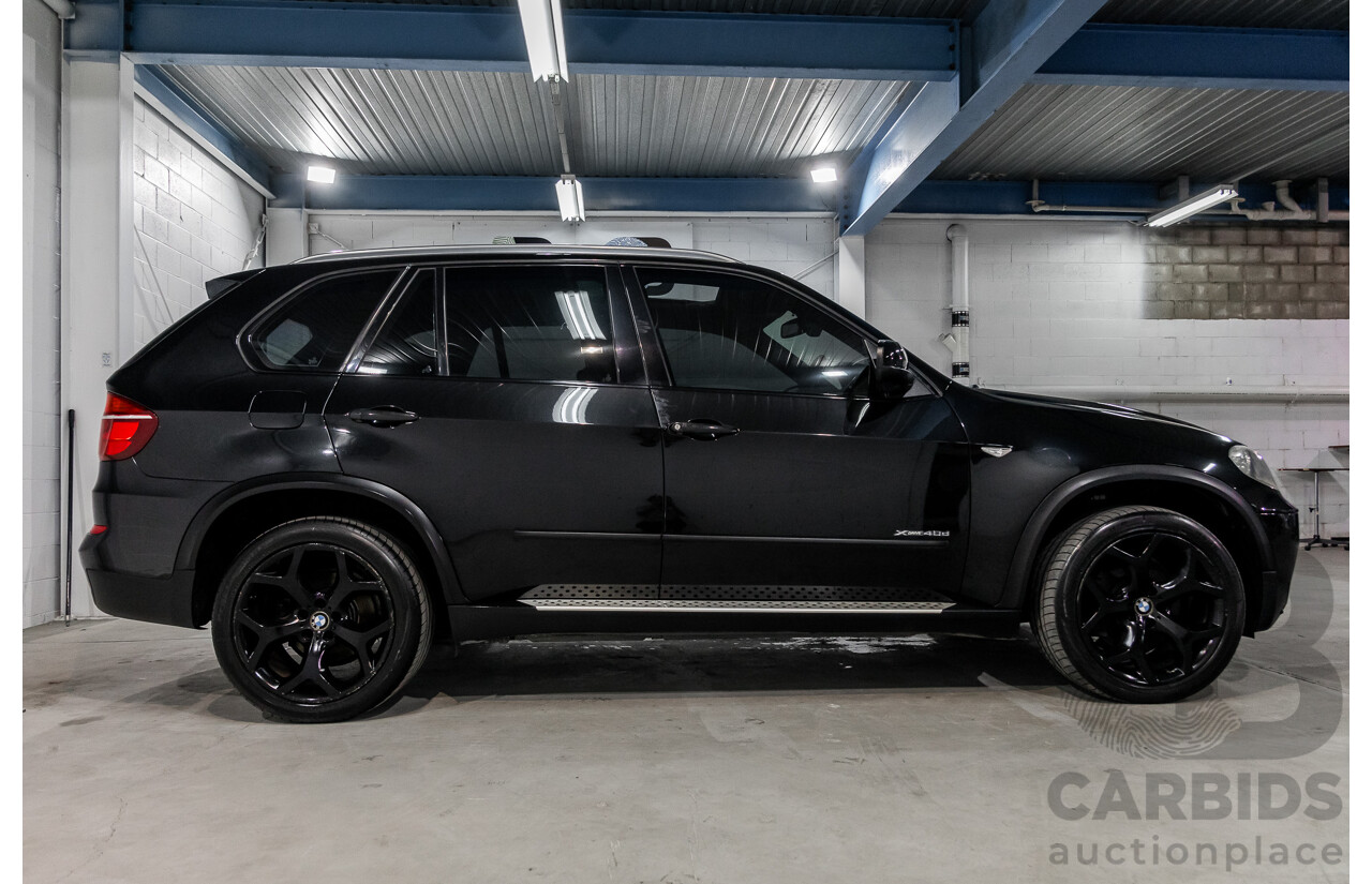 9/2011 BMW X5 Xdrive 40d Sport E70 MY10 4d Wagon Black Sapphire Metallic Twin Turbo Diesel 3.0L