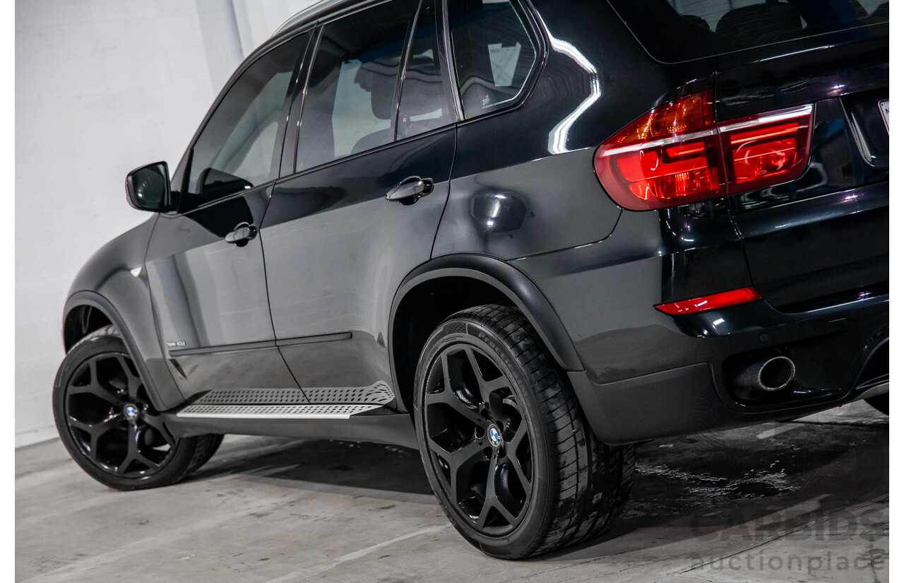9/2011 BMW X5 Xdrive 40d Sport E70 MY10 4d Wagon Black Sapphire Metallic Twin Turbo Diesel 3.0L