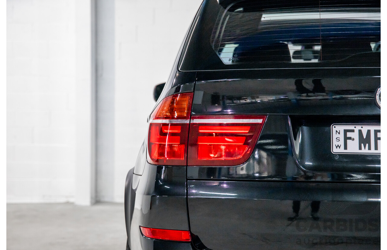 9/2011 BMW X5 Xdrive 40d Sport E70 MY10 4d Wagon Black Sapphire Metallic Twin Turbo Diesel 3.0L