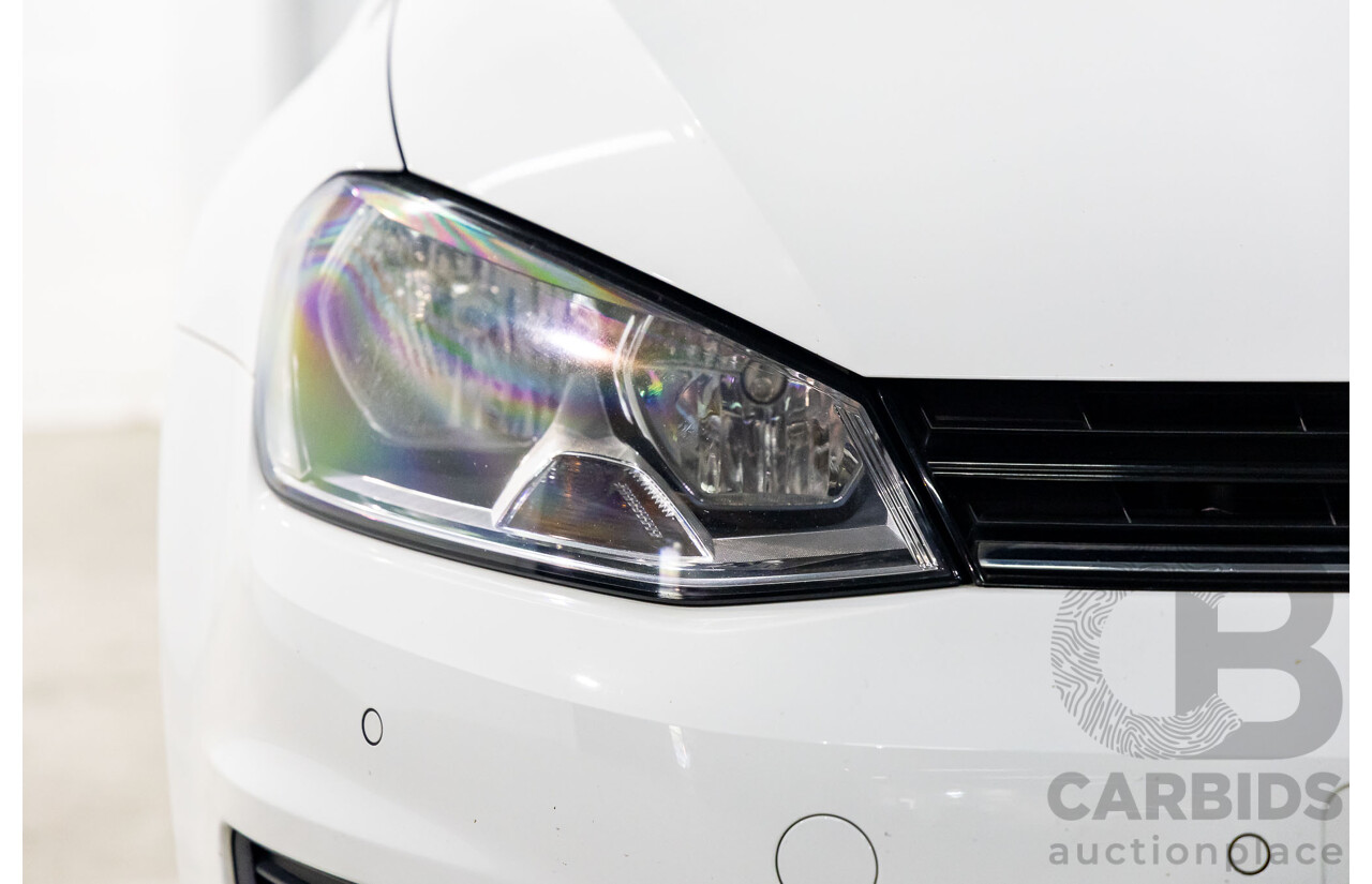 7/2014 Volkswagen Golf 90 TSI Comfortline AU MY14 4d Wagon Pure White Turbo 1.4L
