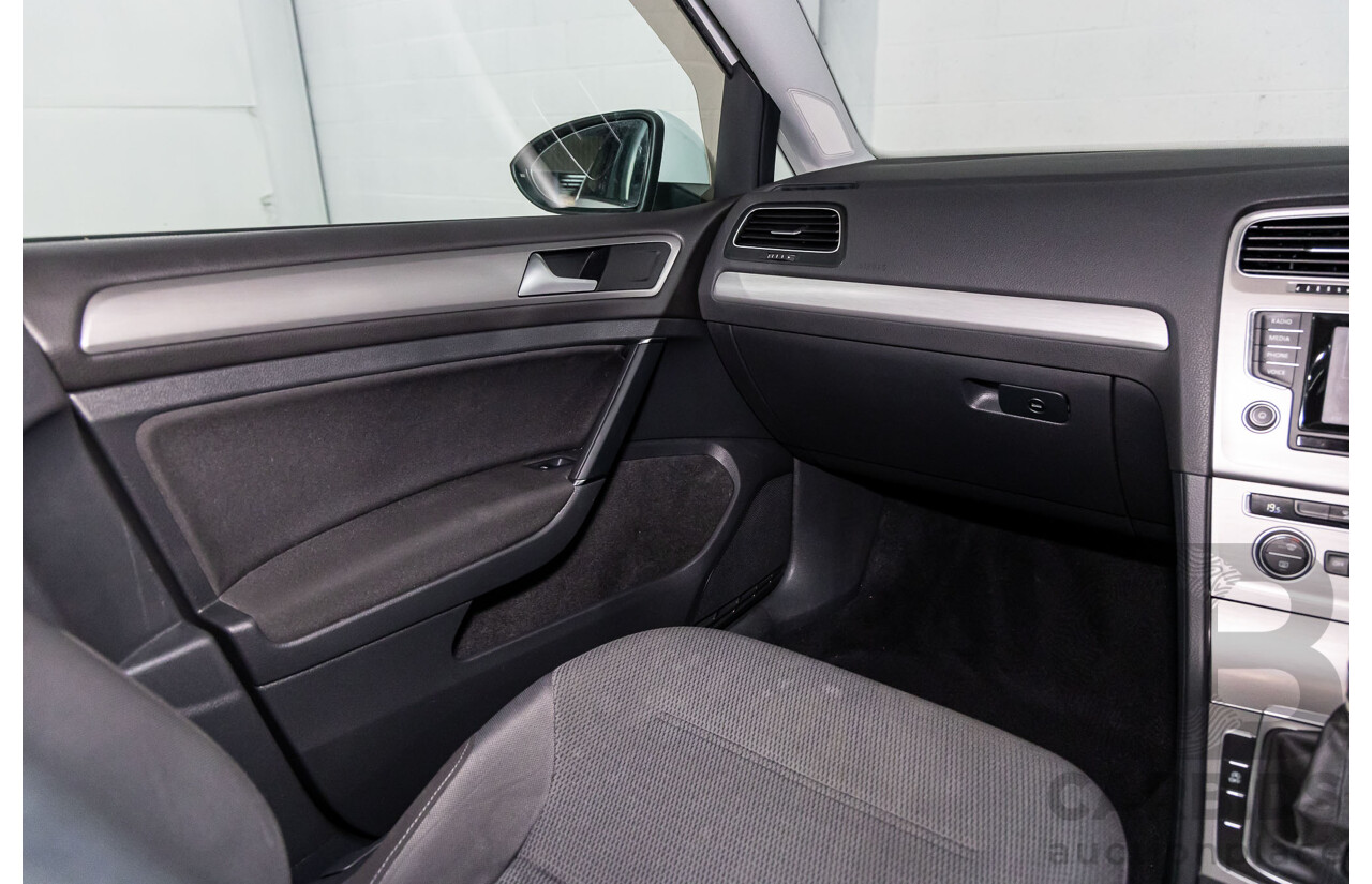 7/2014 Volkswagen Golf 90 TSI Comfortline AU MY14 4d Wagon Pure White Turbo 1.4L