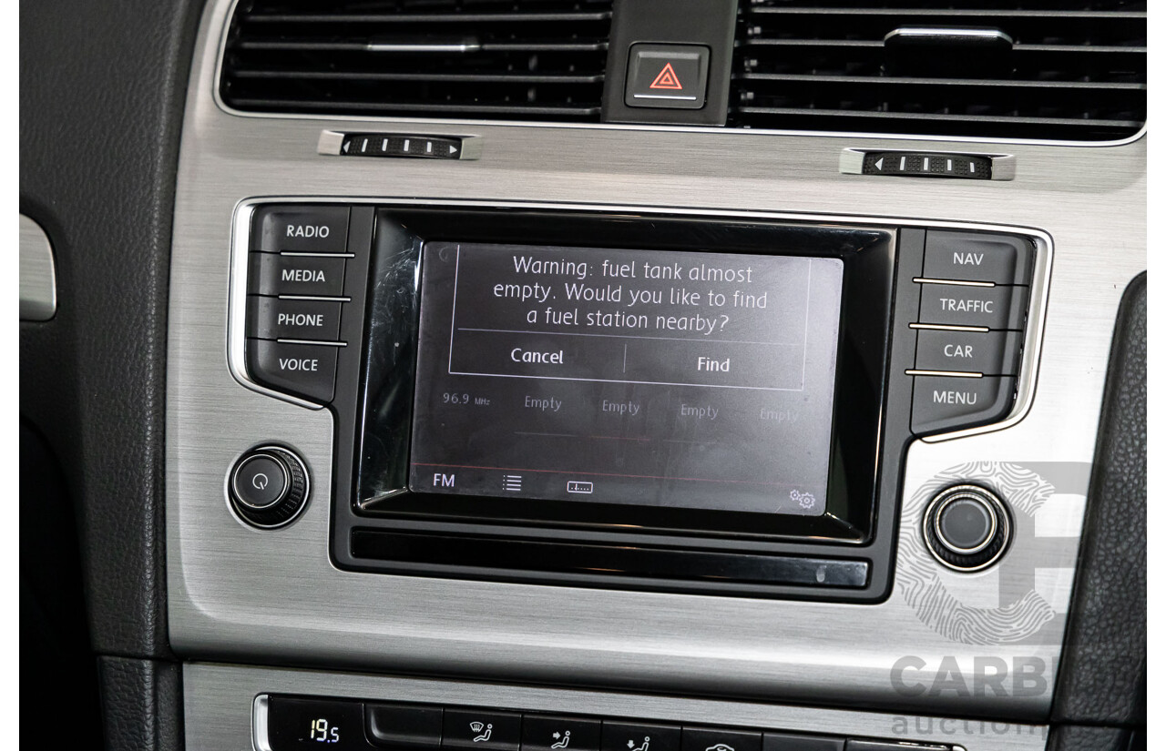 7/2014 Volkswagen Golf 90 TSI Comfortline AU MY14 4d Wagon Pure White Turbo 1.4L