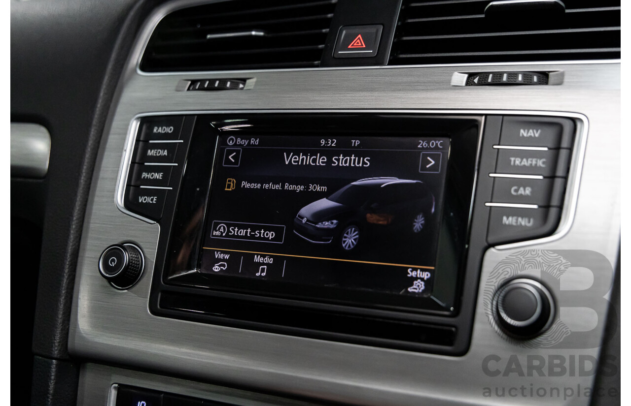 7/2014 Volkswagen Golf 90 TSI Comfortline AU MY14 4d Wagon Pure White Turbo 1.4L