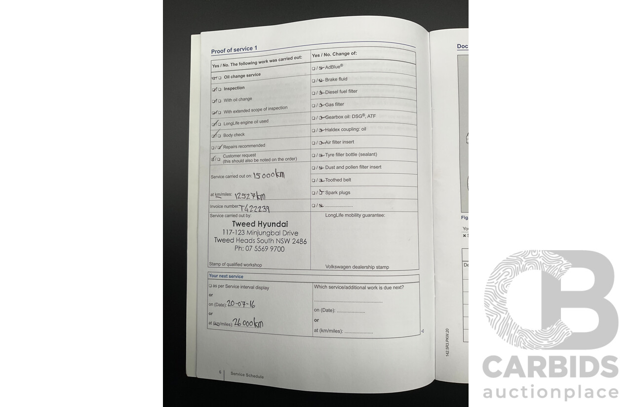 7/2014 Volkswagen Golf 90 TSI Comfortline AU MY14 4d Wagon Pure White Turbo 1.4L