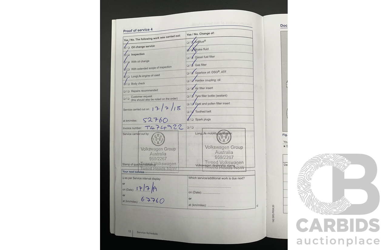 7/2014 Volkswagen Golf 90 TSI Comfortline AU MY14 4d Wagon Pure White Turbo 1.4L