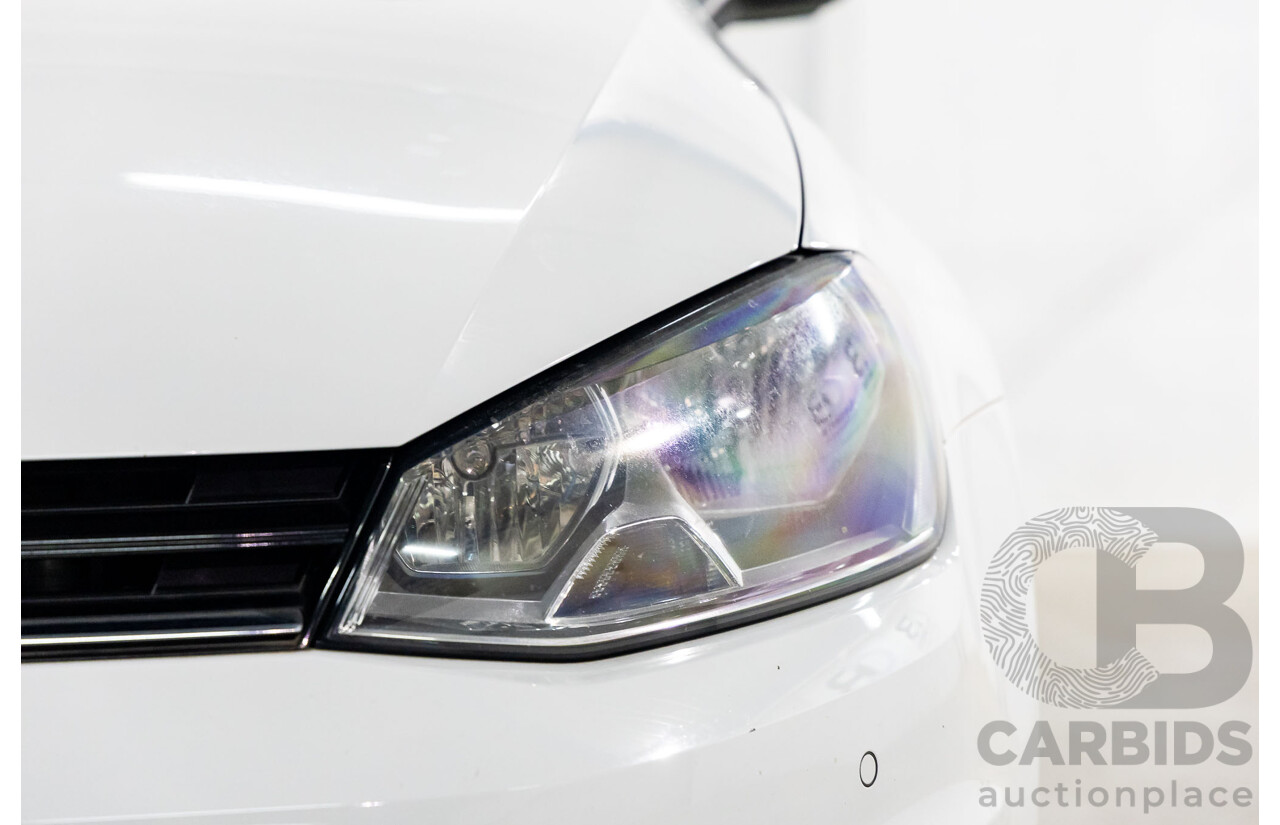 7/2014 Volkswagen Golf 90 TSI Comfortline AU MY14 4d Wagon Pure White Turbo 1.4L