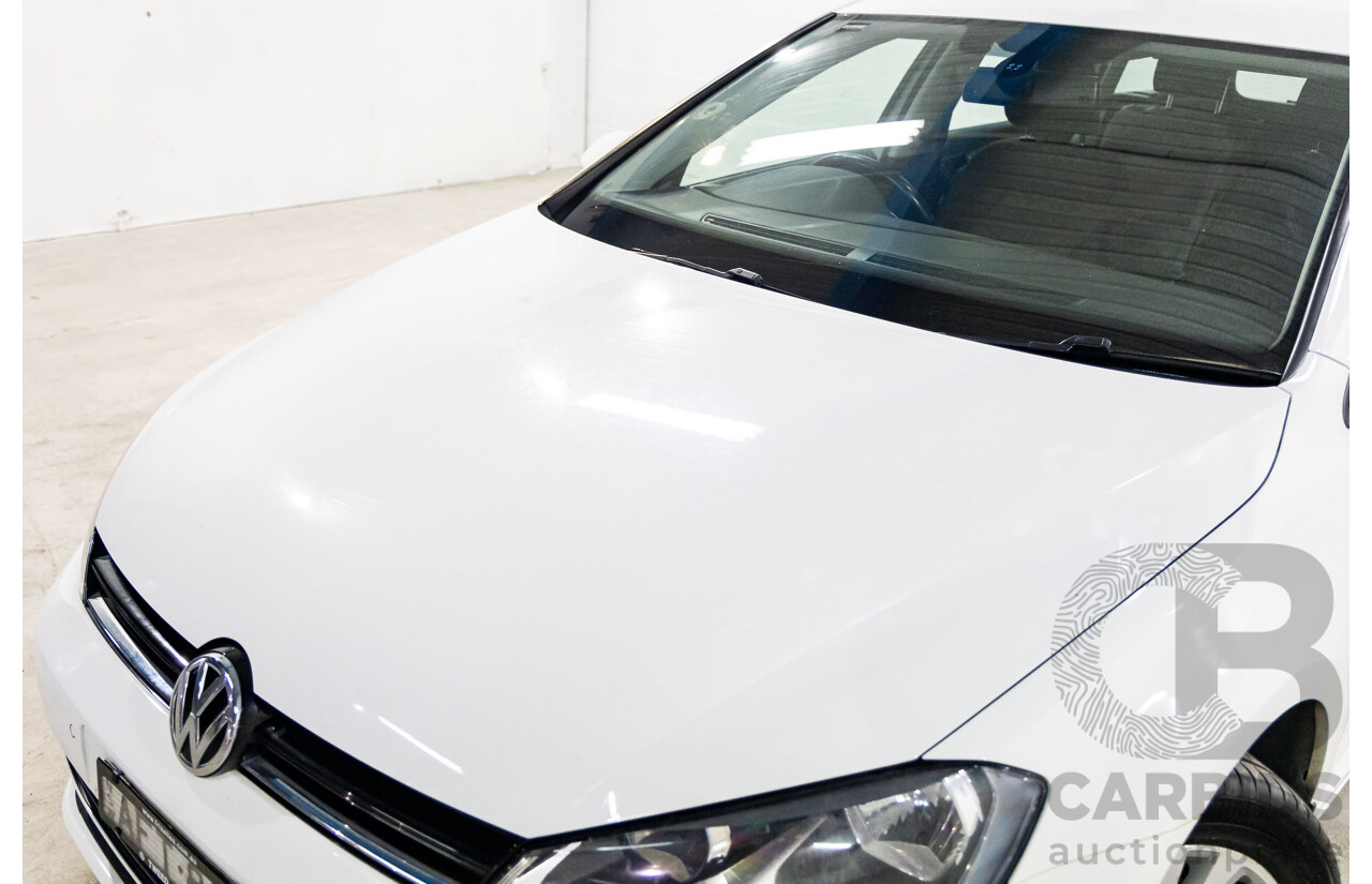 7/2014 Volkswagen Golf 90 TSI Comfortline AU MY14 4d Wagon Pure White Turbo 1.4L