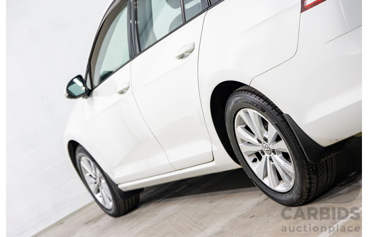 7/2014 Volkswagen Golf 90 TSI Comfortline AU MY14 4d Wagon Pure White Turbo 1.4L