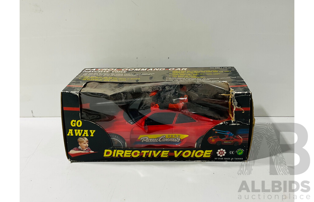Vintage Directive Voice Patrol Command Car in Original Packaging