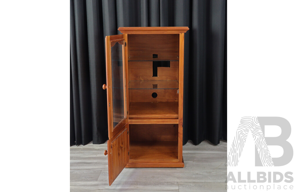 Pine Entertainment Cabinet