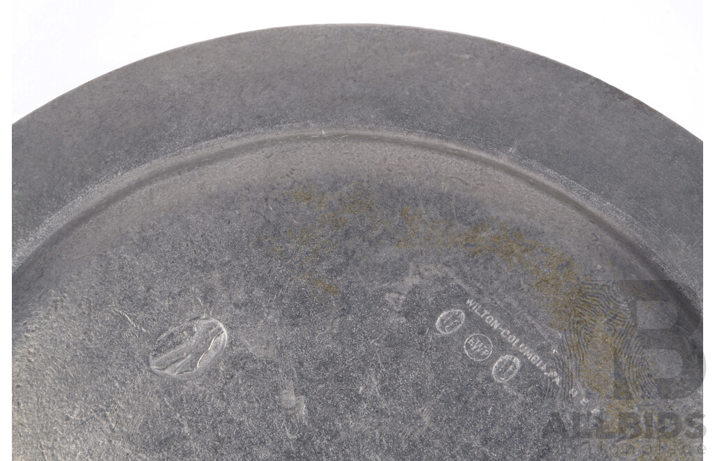 1975 United States Army Medical Department 200th Anniversary Commemorative Pewter Plate