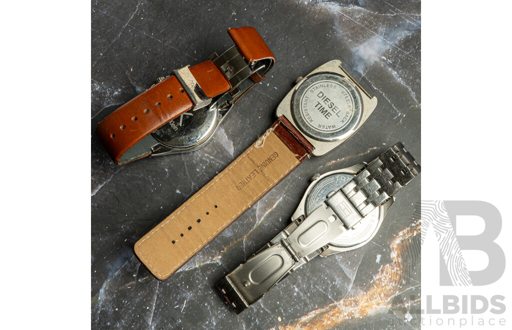 Tommy Hilfiger, Calvin Klein and Diesel Time Mens Dress Watches
