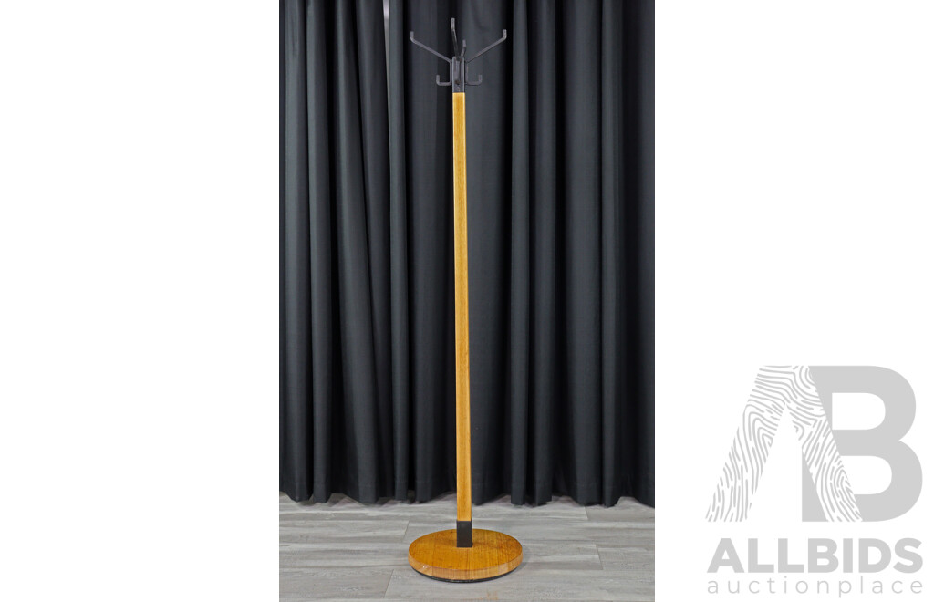 Ex Governmental Timber Coat Rack