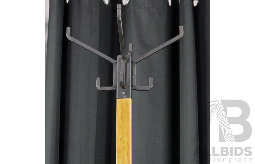 Ex Governmental Timber Coat Rack